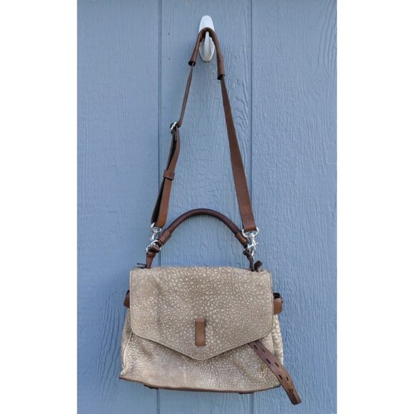 Gryson Ruby Messenger Bag Leather Satchel Belted Buckle Saddle Bag Western Boho - Picture 1 of 15